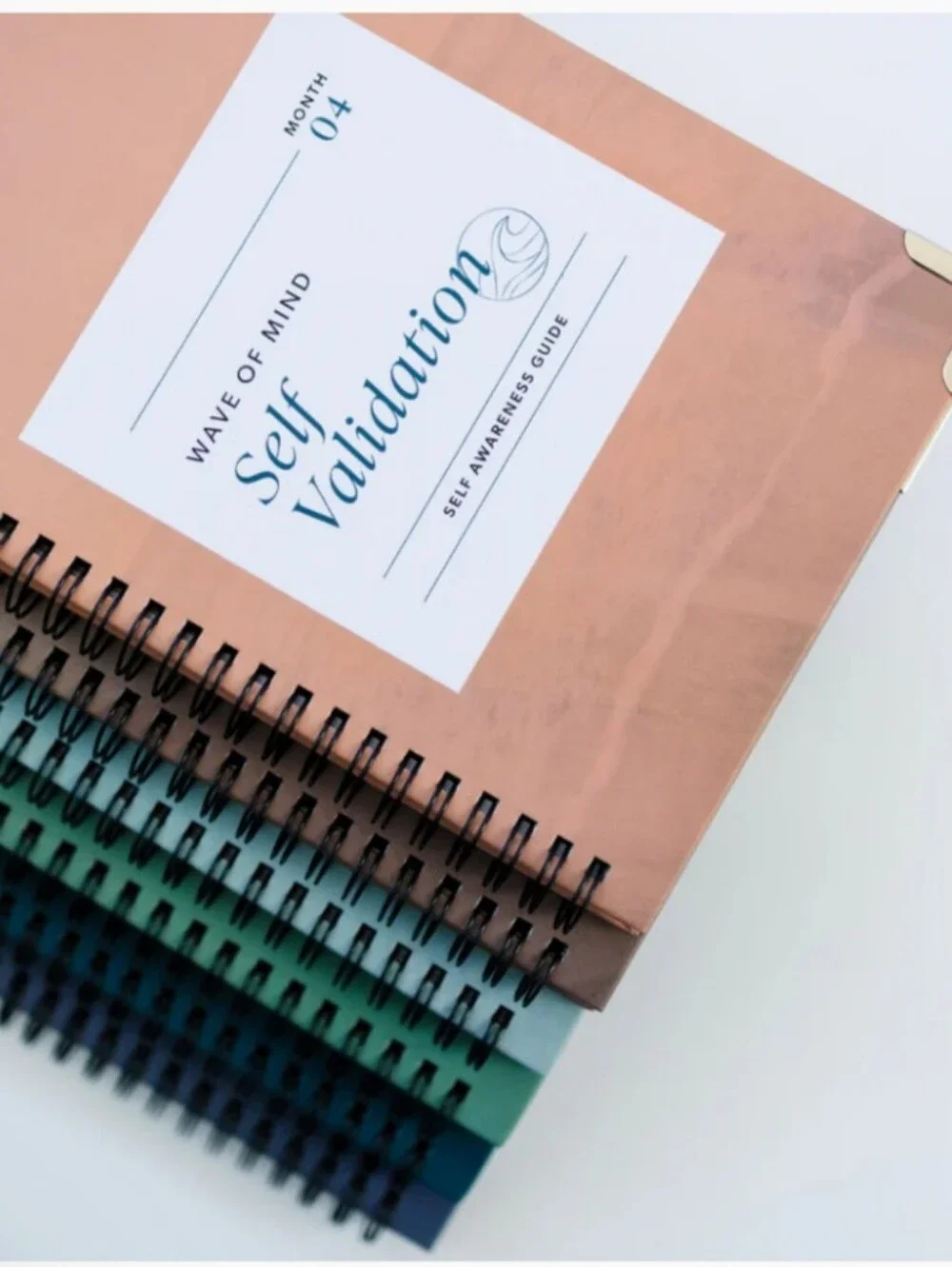 Emotional Awareness Spiral Journal - Teal